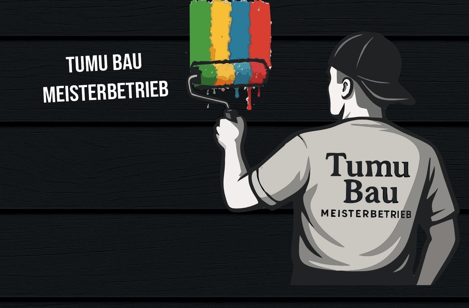 Tumu Bau – Maler mit Farbrolle